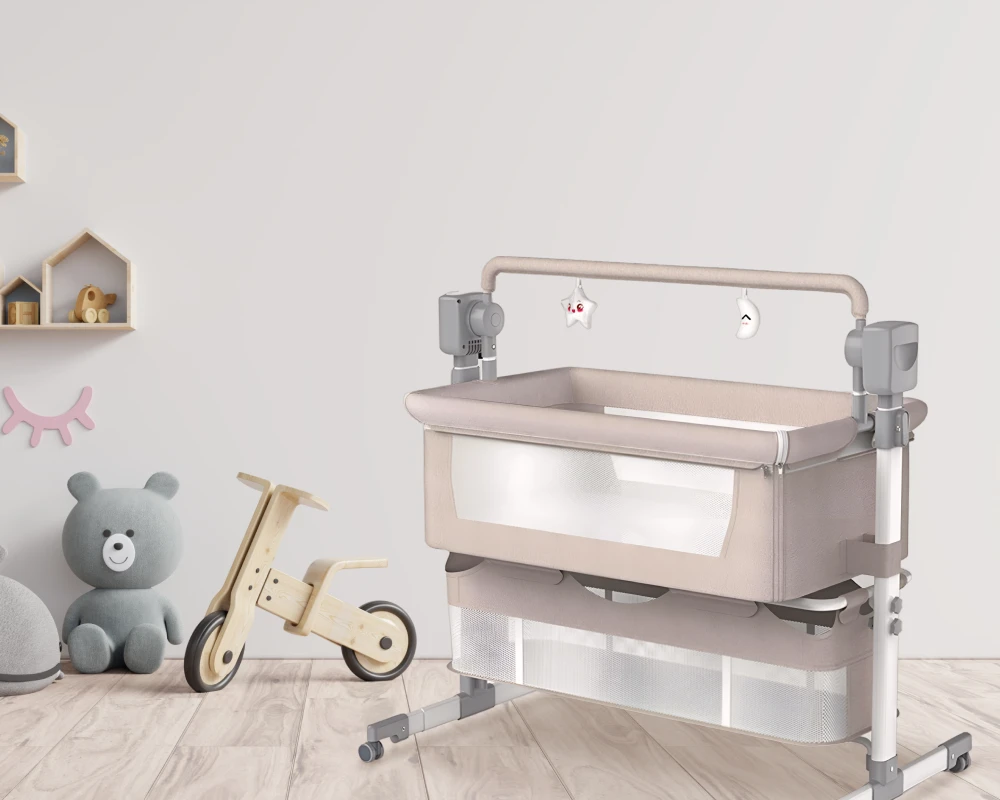 bassinet that moves side to side