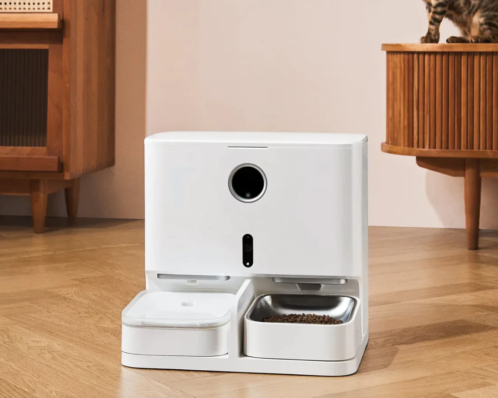 automatic pet feeder multiple cats