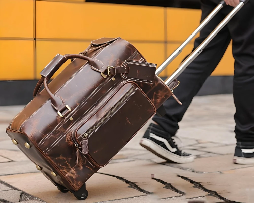medium luggage with wheels