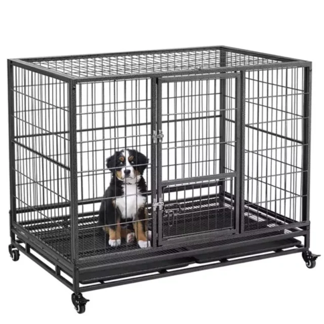 Deluxe Indoor/Outdoor Dog Kennel and Crate Playpen