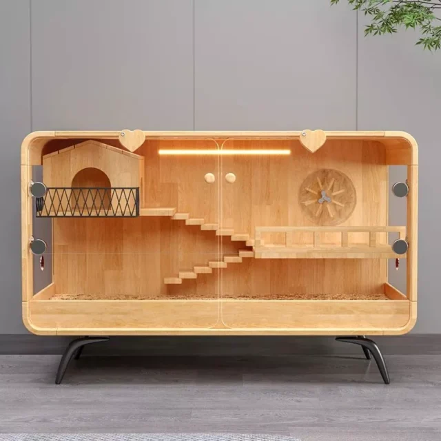 Luxury Wooden Hamster Villa